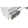 Buy Wooden TV Stand - Scandinavian Design - Quenby  Grey 59654 - in the UK