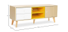 Buy Wooden TV Stand - Scandinavian Design - Erica  Yellow 59657 at MyFaktory