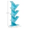 Buy Wooden Bookshelf - Modern Design - Vanu Blue 59643 with a guarantee