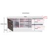 Buy Wooden TV Stand - Scandinavian Design - Britta  Grey 59655 - in the UK