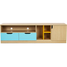 Buy Wooden TV Stand - Scandinavian Design - Yumi Multicolour 59656 - in the UK
