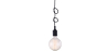 Buy Edison Bulb Pendant Lamp - Silicone Black 50882 - in the UK