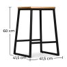 Buy Big Boy Stool 60cm Black 58422 - prices