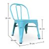 Buy Bistrot Metalix Kid Chair - Metal Turquoise 59683 at MyFaktory
