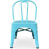 Buy Bistrot Metalix Kid Chair - Metal Turquoise 59683 - prices