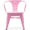 Buy Bistrot Metalix Kid Chair with armrest - Metal Pink 59684 at MyFaktory