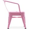 Buy Bistrot Metalix Kid Chair with armrest - Metal Pink 59684 - prices