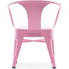 Buy Bistrot Metalix Kid Chair with armrest - Metal Pink 59684 in the United Kingdom