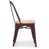 Buy Bistrot Metalix Chair - Metal and Light Wood Industriel 59707 at MyFaktory