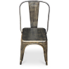 Buy Bistrot Metalix style chair square Seat - New edition - Metal Industriel 59687 - prices