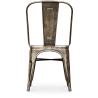 Buy Bistrot Metalix style chair square Seat - New edition - Metal Industriel 59687 - in the UK