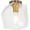 Buy Modern Glass & Metal Ceiling Lamp Transparent 59832 - in the UK
