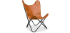 Buy Butterfly Chair - Premium Leather Brown 27808 - prices