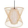 Buy Bamboo Pendant Light Design Boho Bali - Panma Natural wood 59850 in the United Kingdom