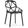 Buy Mykonos design dining chair - PP and Metal Black 59796 - in the UK