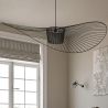 Buy Hanging Lamp Vertice - Metal - 140cm Black 59884 - in the UK