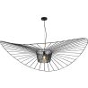 Buy Hanging Lamp Vertice - Metal - 140cm Black 59884 - prices