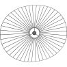 Buy Hanging Lamp Vertice - Metal - 140cm Black 59884 in the United Kingdom
