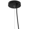 Buy Hanging Lamp Vertice - Metal - 140cm Black 59884 home delivery