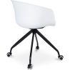 Buy Design Office Chair with Wheels White 59885 in the United Kingdom