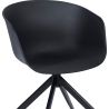 Buy Design Office Chair with Armrests Black 59886 - in the UK