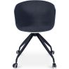 Buy White Padded Office Chair with Armrests and Wheels Dark grey 59887 - in the UK
