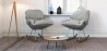 Buy Scandinavian Design Padded Rocking Chair Grey 59895 in the United Kingdom