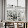 Buy Hanging Lamp Vertice - Metal - 80cm Black 59903 - in the UK