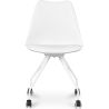 Buy Scandinavian Office chair with Wheels  - Dana White 59904 - in the UK