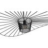 Buy Hanging Lamp Vertice - Metal - 100cm Black 59905 at MyFaktory