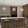 Buy Retro Ceiling Lamp - Design Pendant Lamp - Lena Gold 59908 - prices