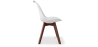 Buy Brielle Scandinavian design Premium Chair with cushion - Dark Legs White 59953 - prices