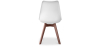 Buy Brielle Scandinavian design Premium Chair with cushion - Dark Legs White 59953 in the United Kingdom