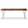 Buy Hairpin design Bench Turquoise 58437 - in the UK