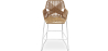 Buy Bar Stool Design Boho Bali Rattan Synthetic 75cm - Zane Natural wood 60005 - in the UK