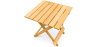 Buy Garden Table - Adirondack Wood Side Table  - Anela Natural wood 60007 - in the UK