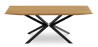 Buy Wooden Industrial Dining Table (220x95 cm) - Holh Natural wood 60019 - prices