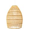Buy Hanging Lamp Boho Bali Design Natural Rattan - Tuyen Natural wood 60036 - in the UK