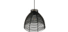 Buy Hanging Lamp Boho Bali Design Natural Rattan - Tui Black 60037 at MyFaktory