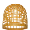 Buy Hanging Lamp Boho Bali Design Natural Bamboo - Suong Natural wood 60043 at MyFaktory