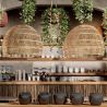 Buy Hanging Lamp Boho Bali Design Natural Rattan - 40 cm - Seam Natural wood 60044 home delivery