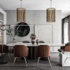 Buy Hanging Lamp Boho Bali Design Natural Rattan - Deing Natural wood 60045 in the United Kingdom