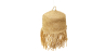 Buy Hanging Lamp Boho Bali Design Natural Rattan - Hiue Natural wood 60050 at MyFaktory