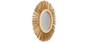 Buy Wall Mirror - Boho Bali Round Design (60 cm) - Tera Natural wood 60055 - prices