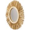 Buy Wall Mirror - Boho Bali Round Design (60 cm) - Tera Natural wood 60055 at MyFaktory