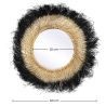 Buy Wall Mirror - Boho Bali Round Design (60 cm) - Melu Natural wood 60059 in the United Kingdom