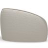 Buy White boucle armchair - upholstered - Recira White 60080 with a guarantee