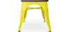 Buy Bench Bistrot Metalix Industrial Metal and Dark Wood - New Edition Yellow 60132 at MyFaktory
