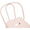 Buy Kid chair Bistrot Metalix Industrial Metal - New Edition Pink 60134 - prices