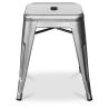 Buy Industrial Design Stool - 45cm - New Edition - Metalix Silver 60139 at MyFaktory